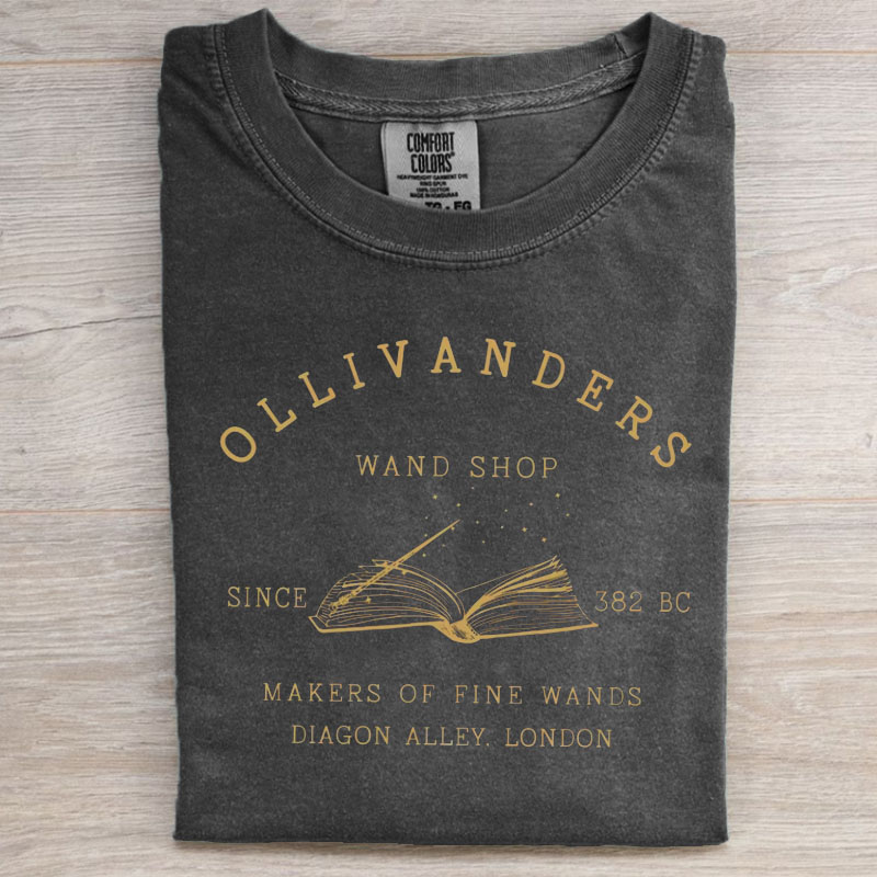 Ollivanders Wand Shop Comfort Colors Tee