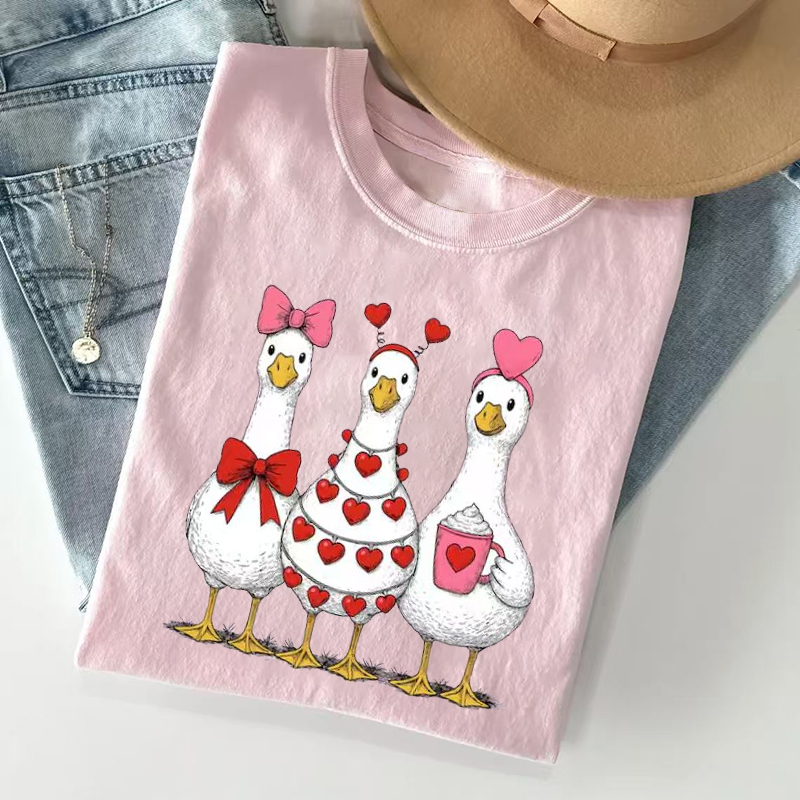 Comfort Colors Just a Lovely Goose Valentine T-Shirt