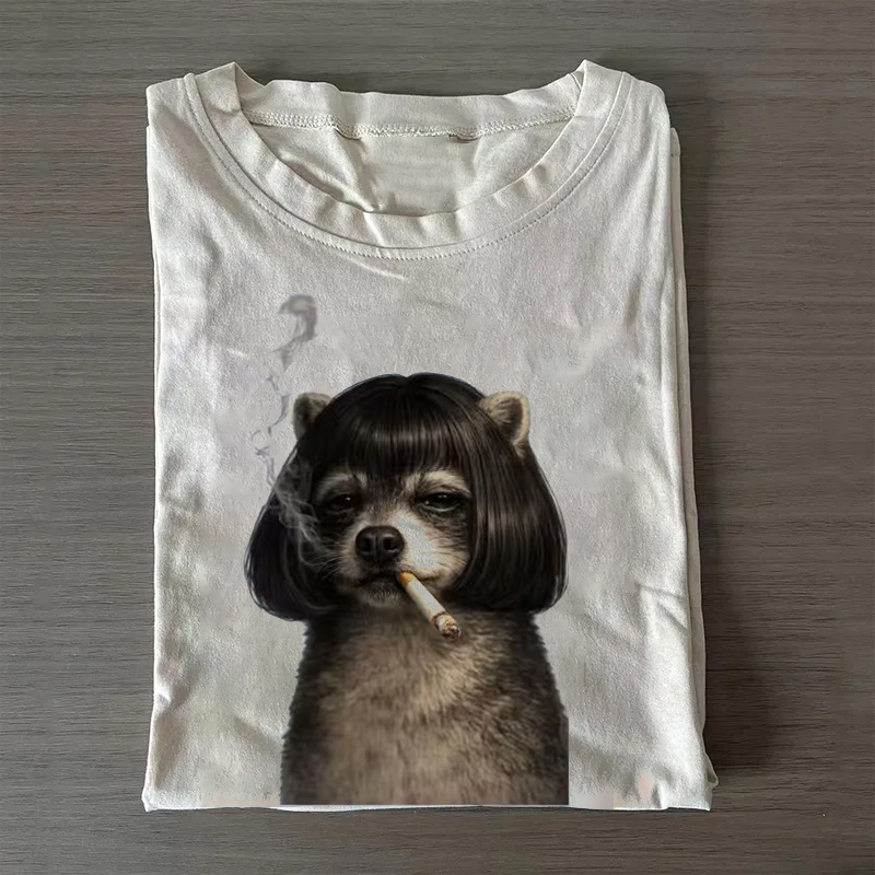 Smoking Raccoon T-shirt