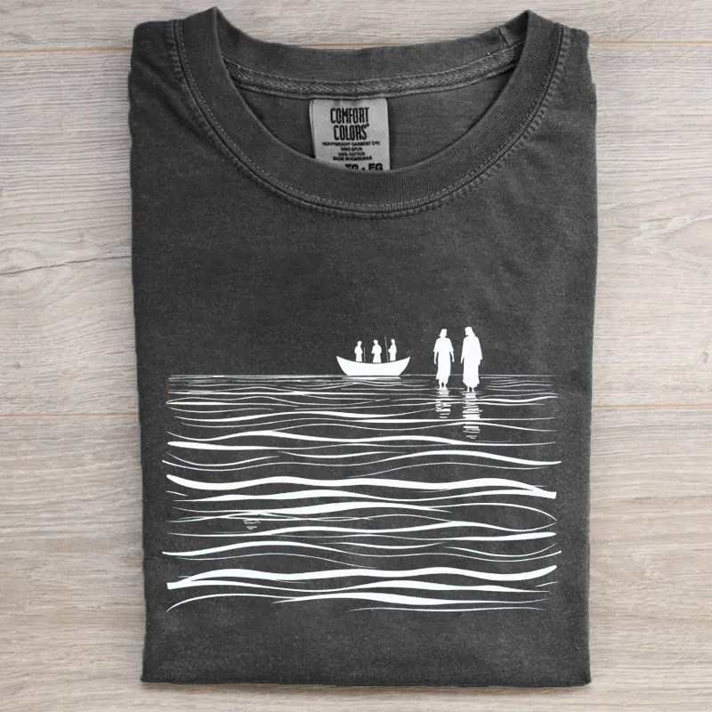Walk on Water Christian T-shirt