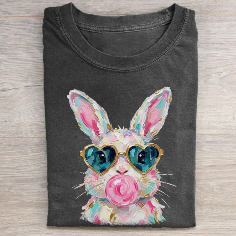 Bunny Blowing Bubble T-shirt