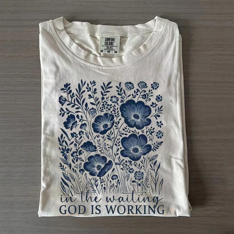 Vintage Floral Christian T-shirt