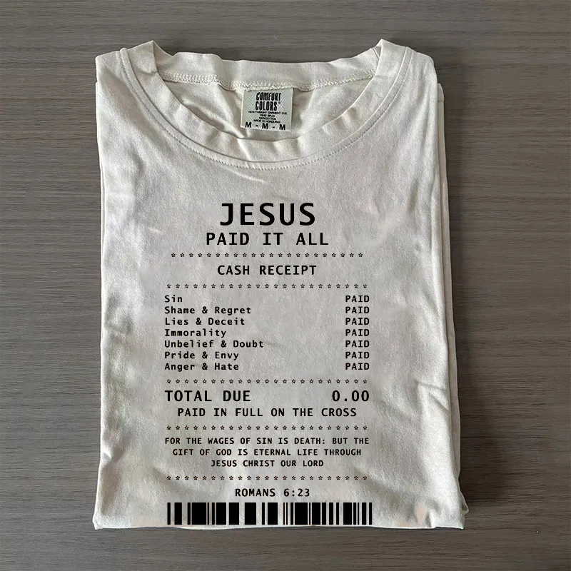Jesus Paid It All T-shirt