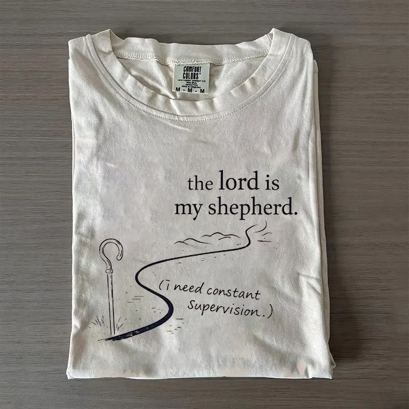 The Lord Is My Shepherd I Need Constant Supervision T-shirt
