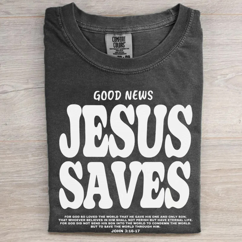 Aesthetic Jesus Saves T-shirt