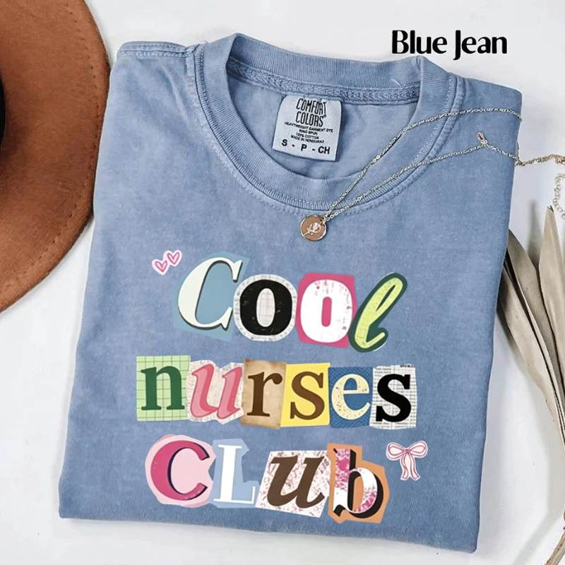 Retro Cool Nurses Club T-shirt