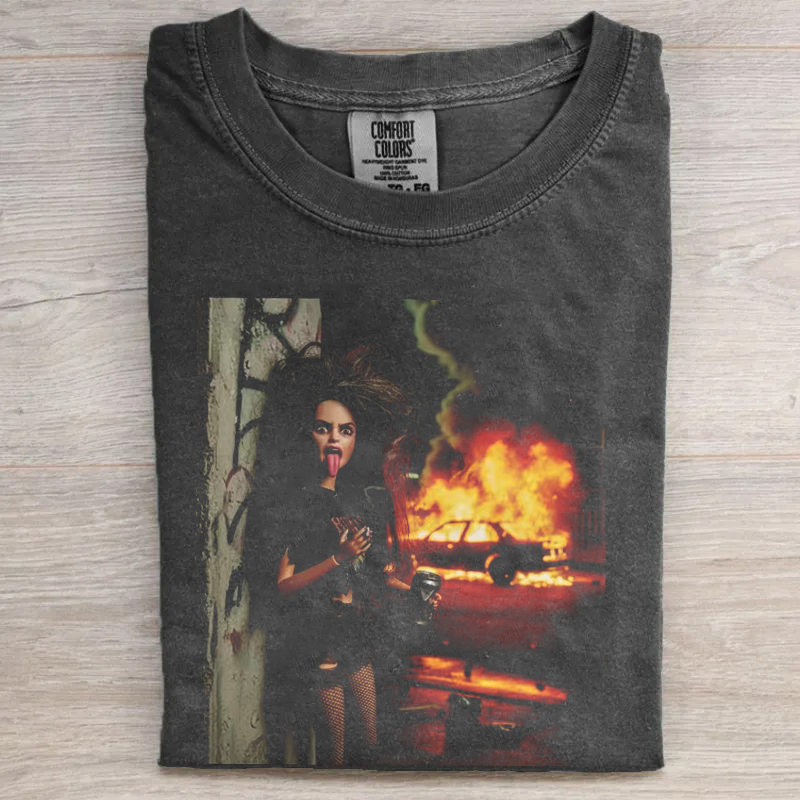 Vintage 90s Doll Face Meme T-shirt