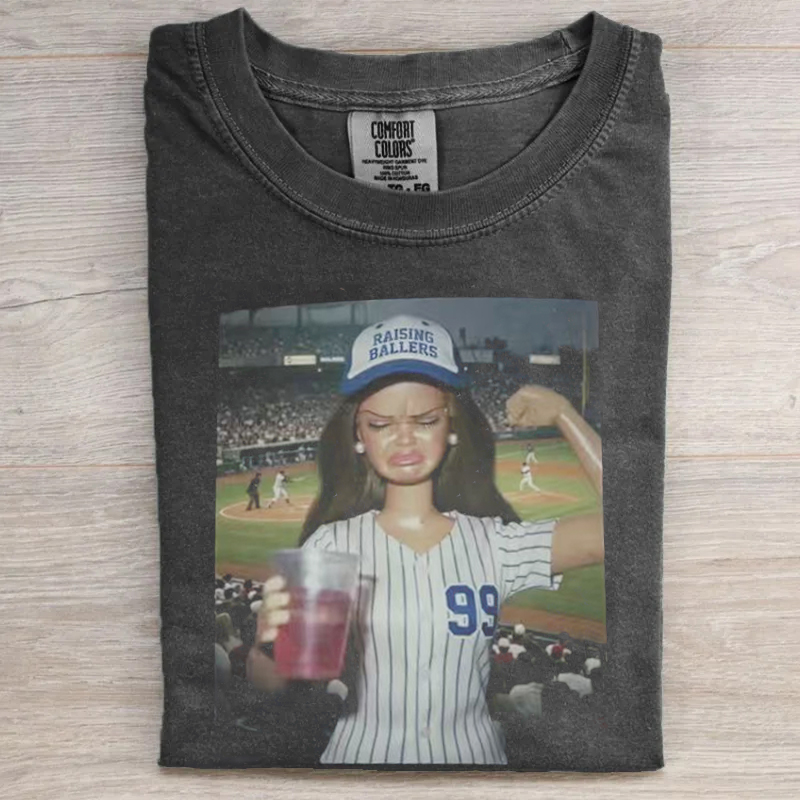 Distressed Doll Face Meme T-shirt