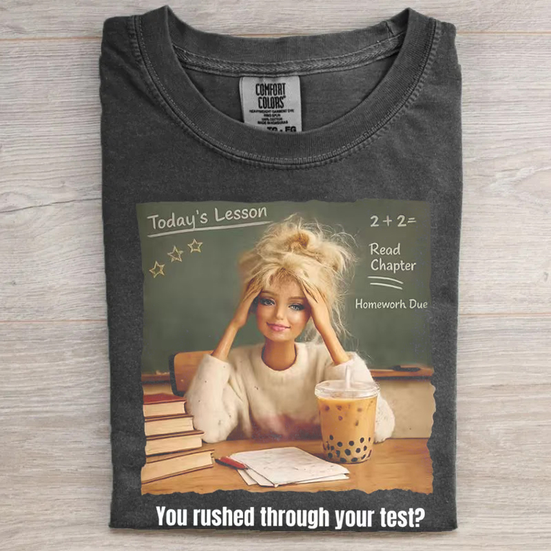 Funny Teacher Doll Face T-shirt