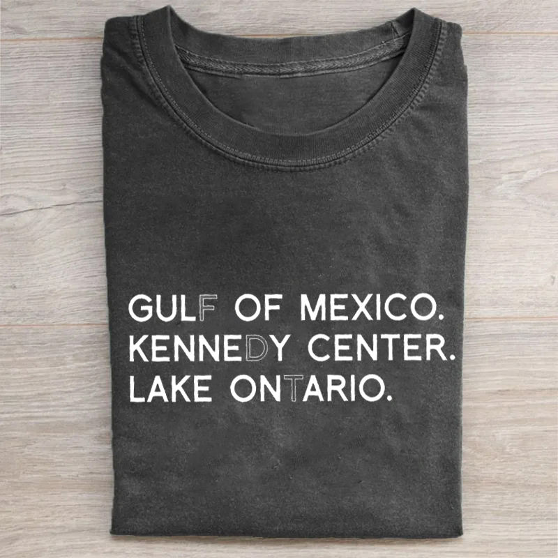 FDT Lake Ontario Kennedy Center Gulf of Mexico T-shirt
