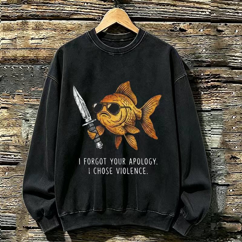 Funny Goldfish Sweatshirt
