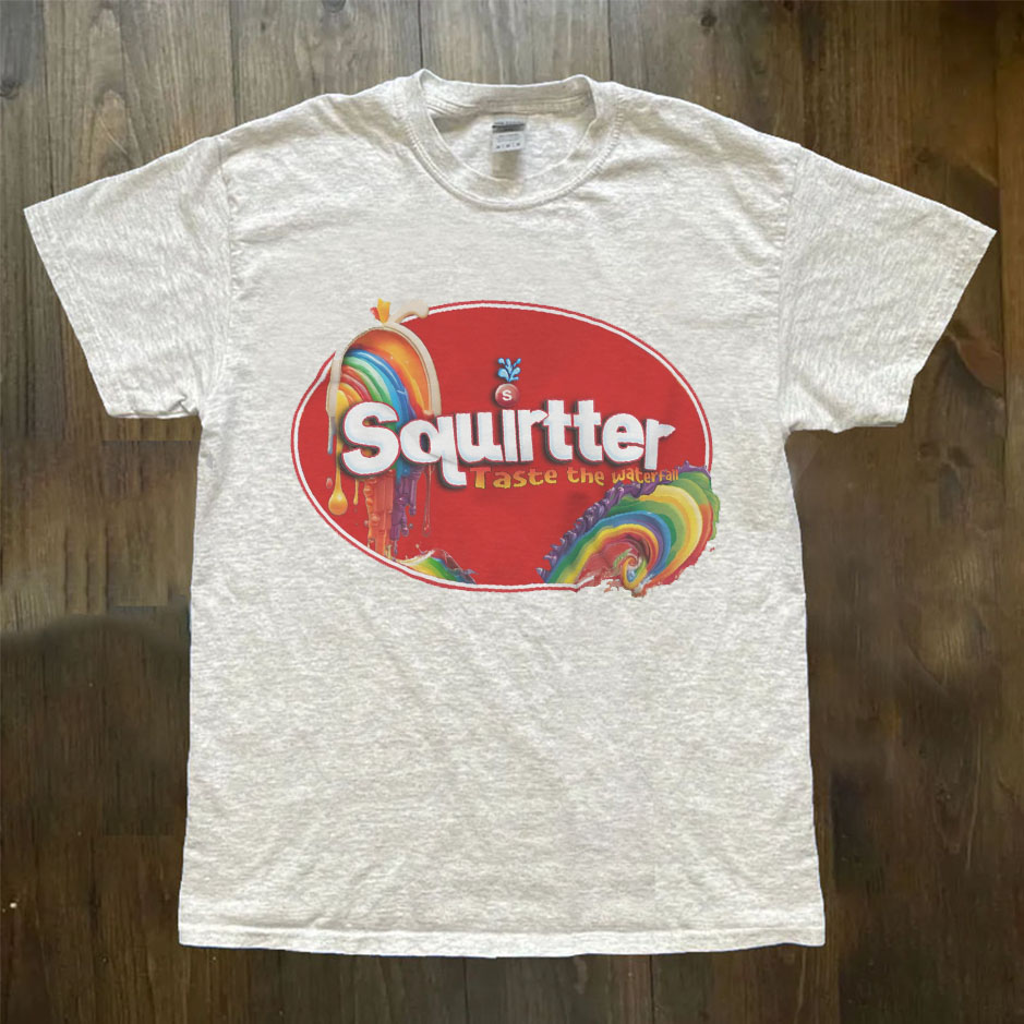 Squirtter Skittles - Humorous Candy-Inspired Meme T-shirt