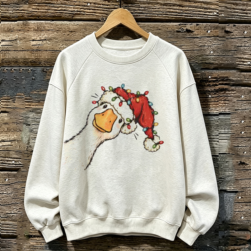 Funny Goose Christmas Sweatshirt