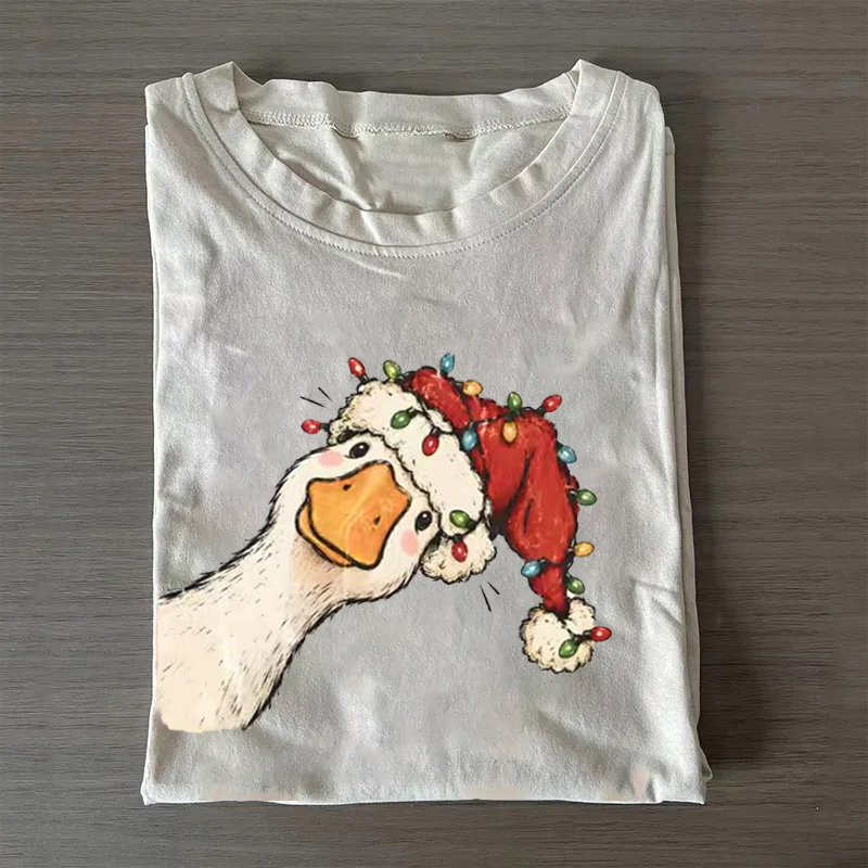 Funny Goose Christmas T-shirt