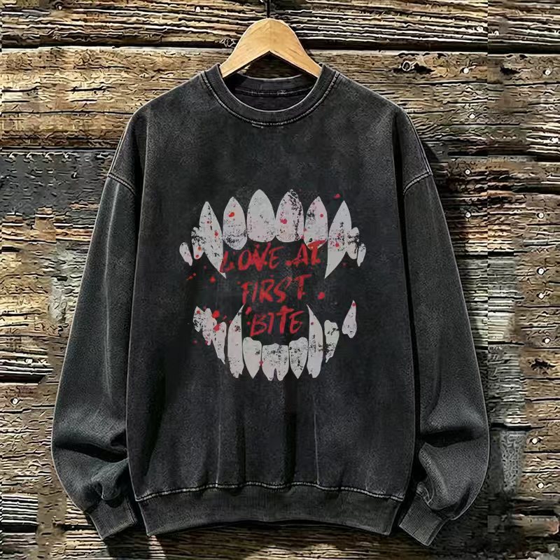 Vampire Shirt Dracula Retro Sweatshirt