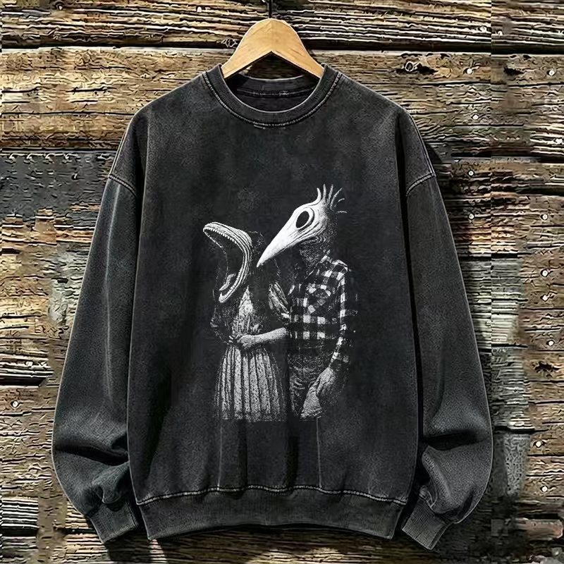 Strange & Unusual Horror Couple Sweatshirt