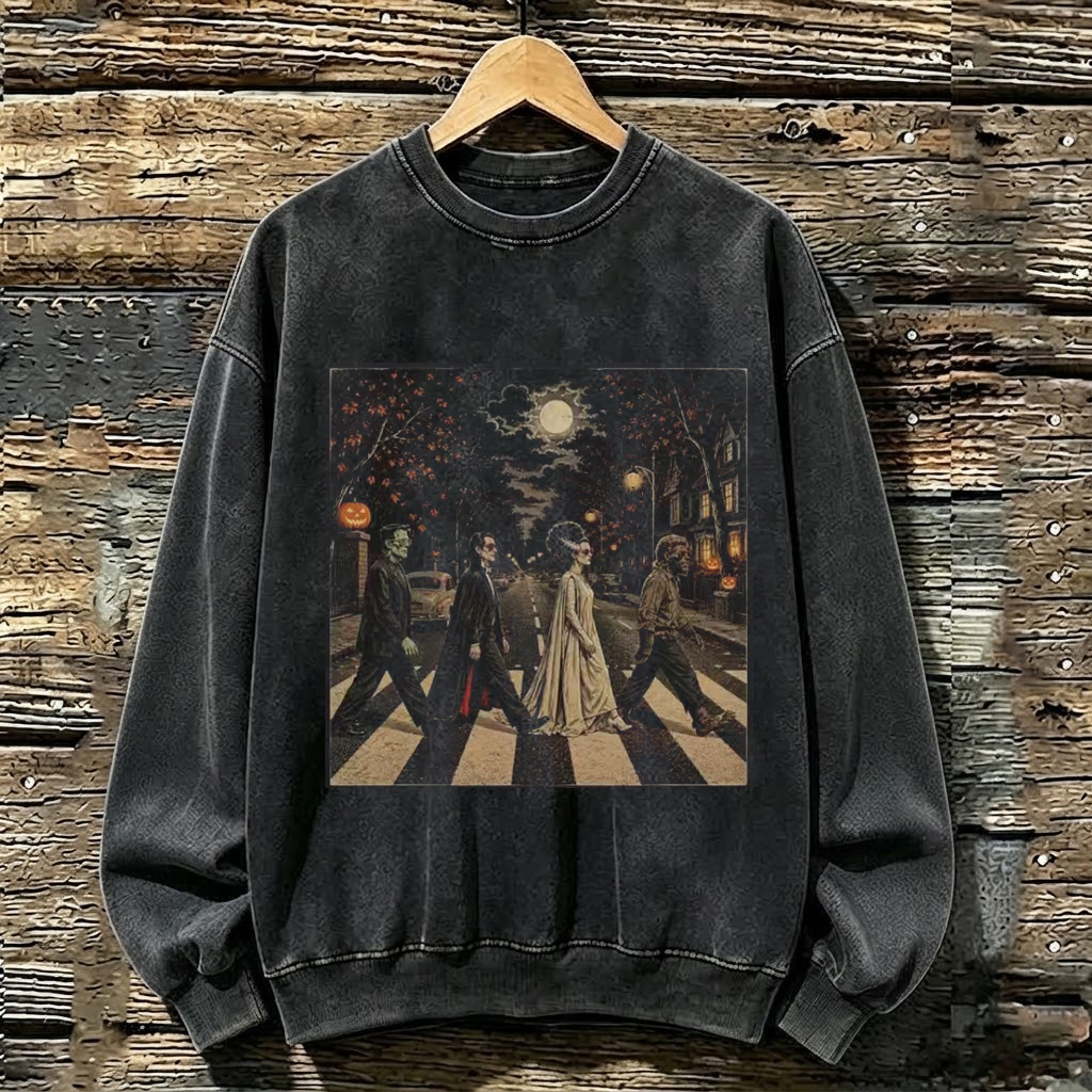 Monsters Moonlit Crossing Sweatshirt