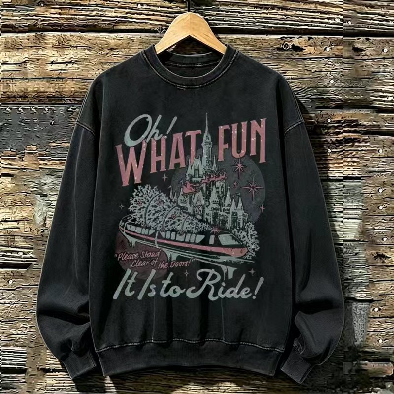 Oh What Fun It Is To Ride Vintage Christmas Sweatshirt