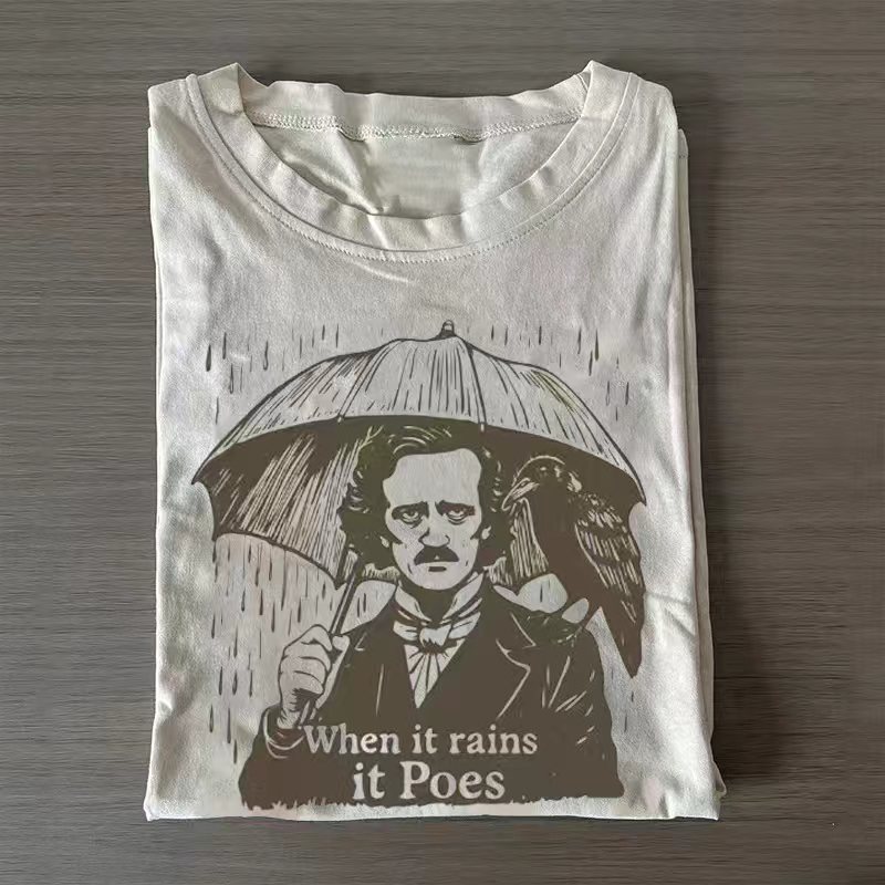 When It Rains It Poes T-shirt