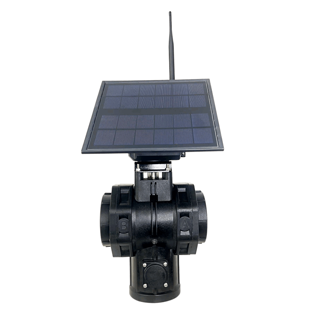 Lora Solar Powered smart irrigation valve for farm irrigation systems