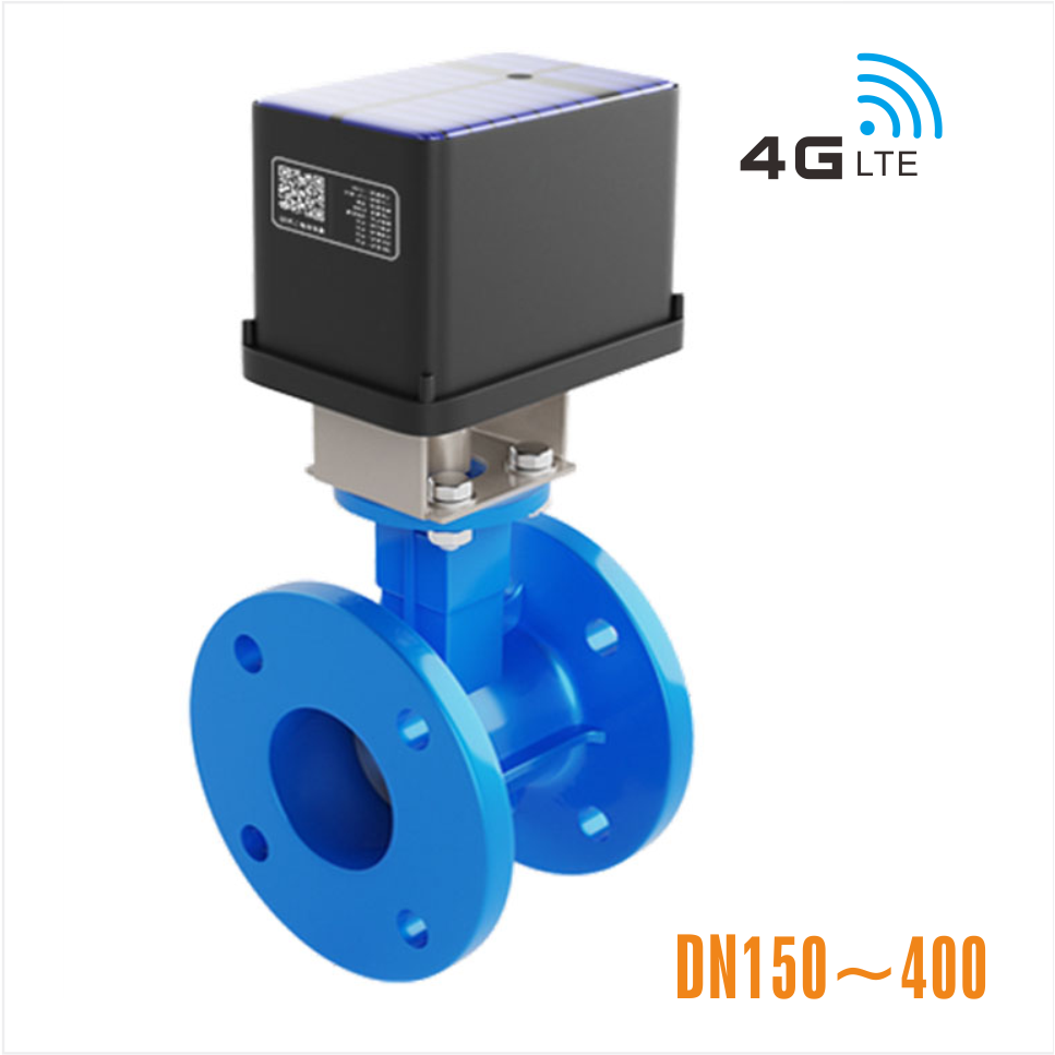4G butterfly Valve Actuator with solar power for building automation