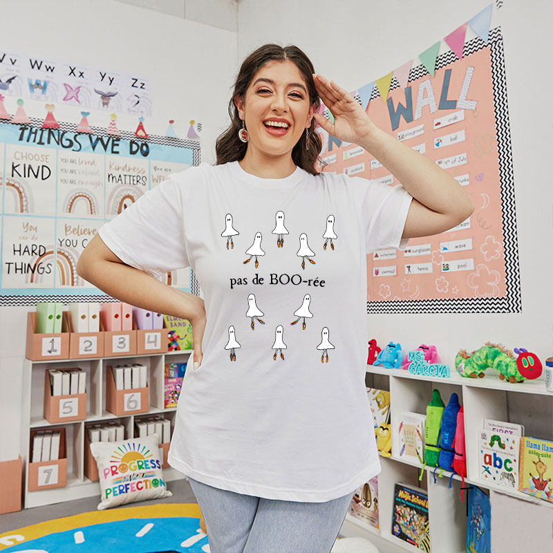 Pas De Boo Ree Teacher T-Shirt