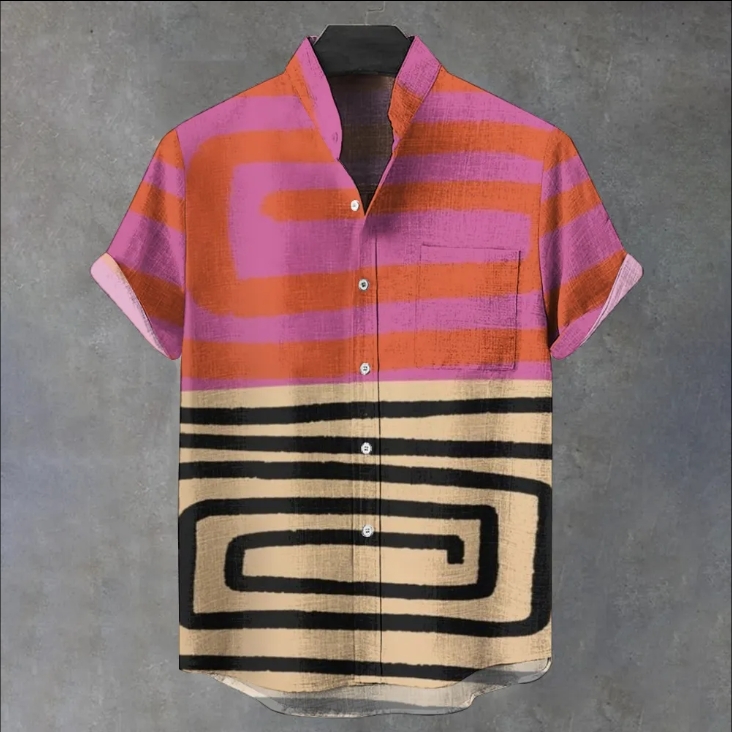 Women's Color-Block Geometry Print Casual Clothes