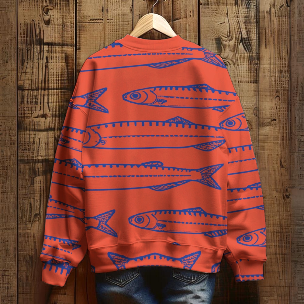 Women's Deep Sea Fish Art Print Casual Clothes