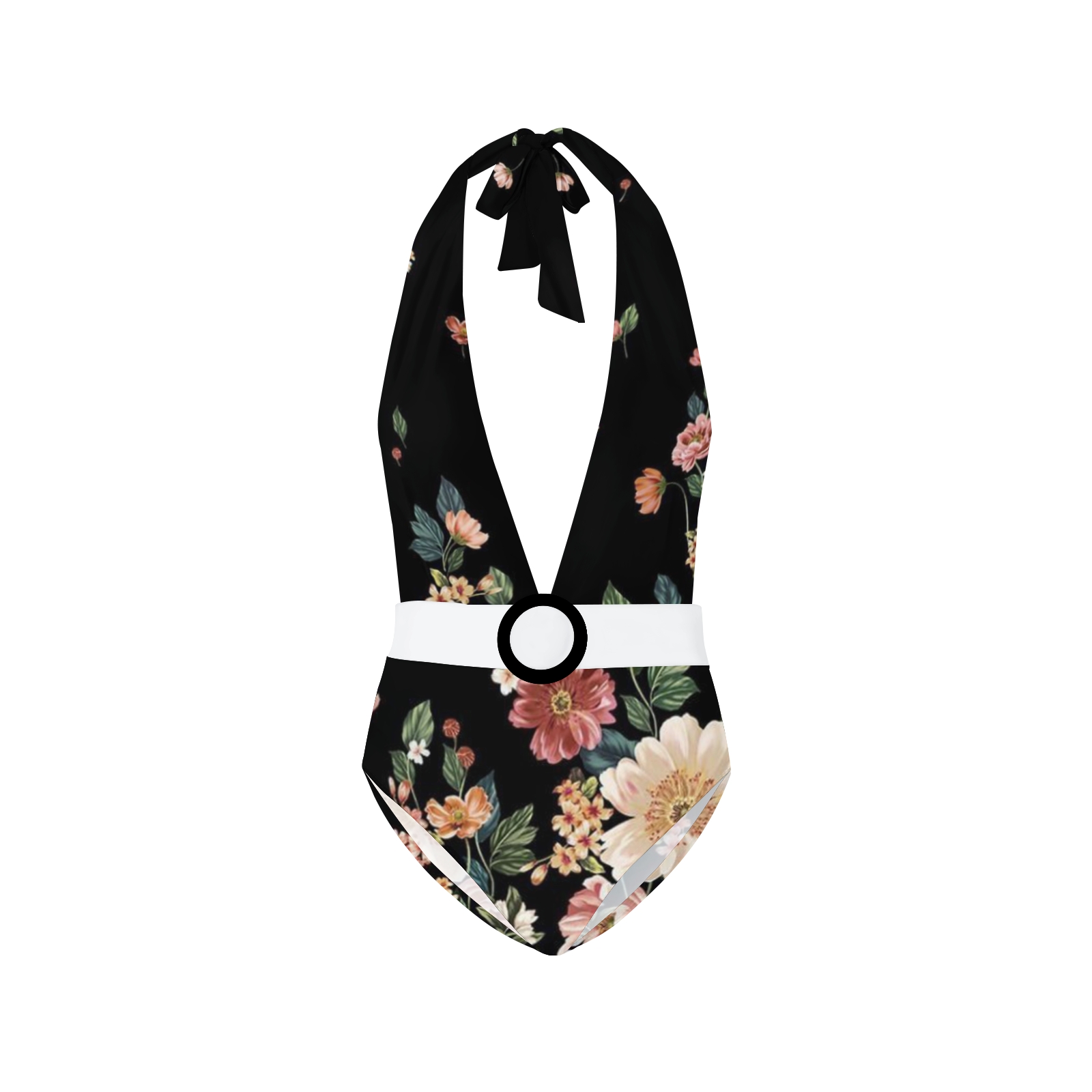 Print One-piece Swimsuit And Beach Kimono 2403000126