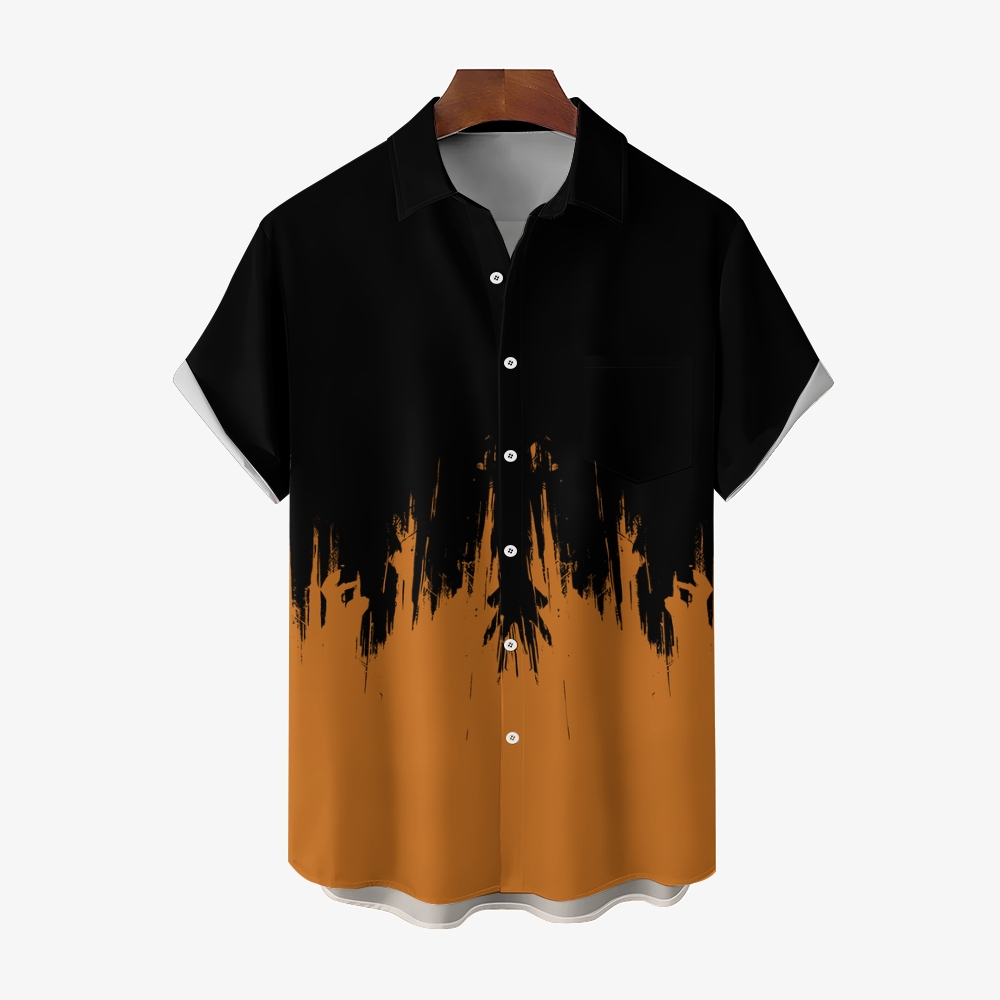 Men's Hawaiian Casual Short Sleeve Shirt