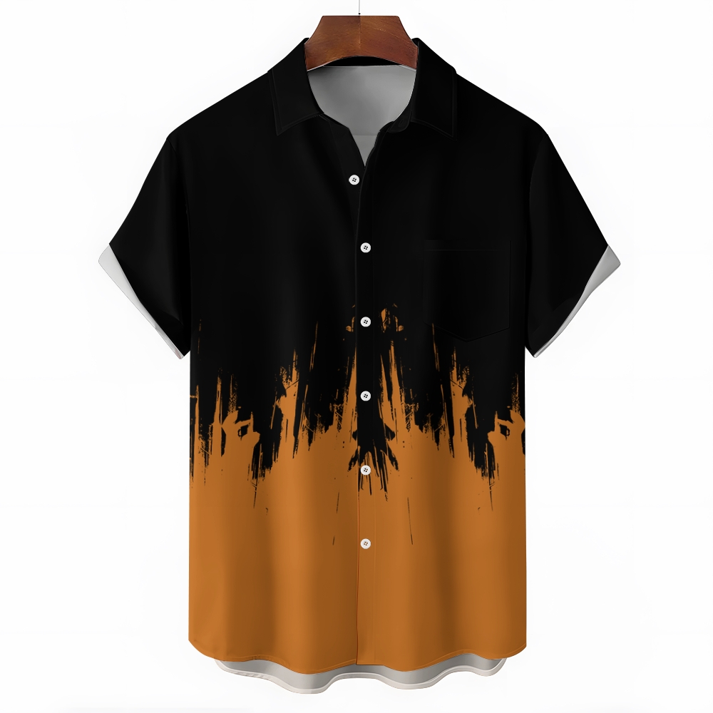 Men's Hawaiian Casual Short Sleeve Shirt
