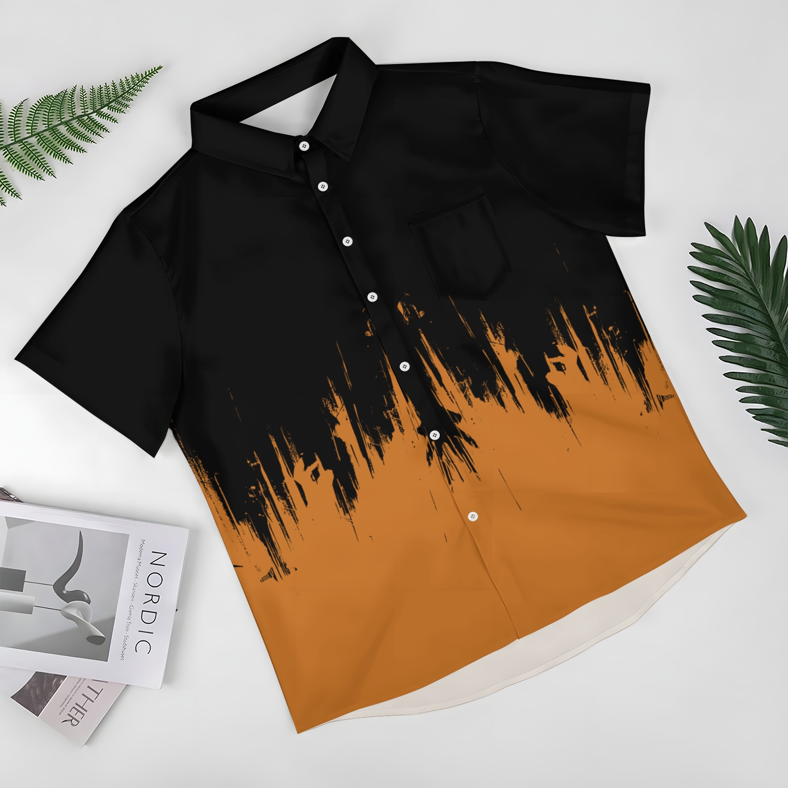 Men's Hawaiian Casual Short Sleeve Shirt