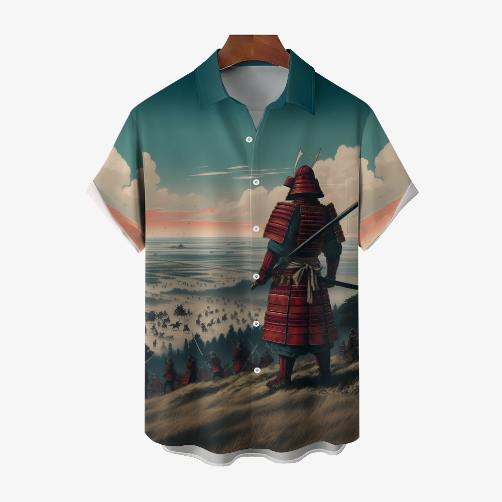Men's Hawaiian Casual Short Sleeve Shirt