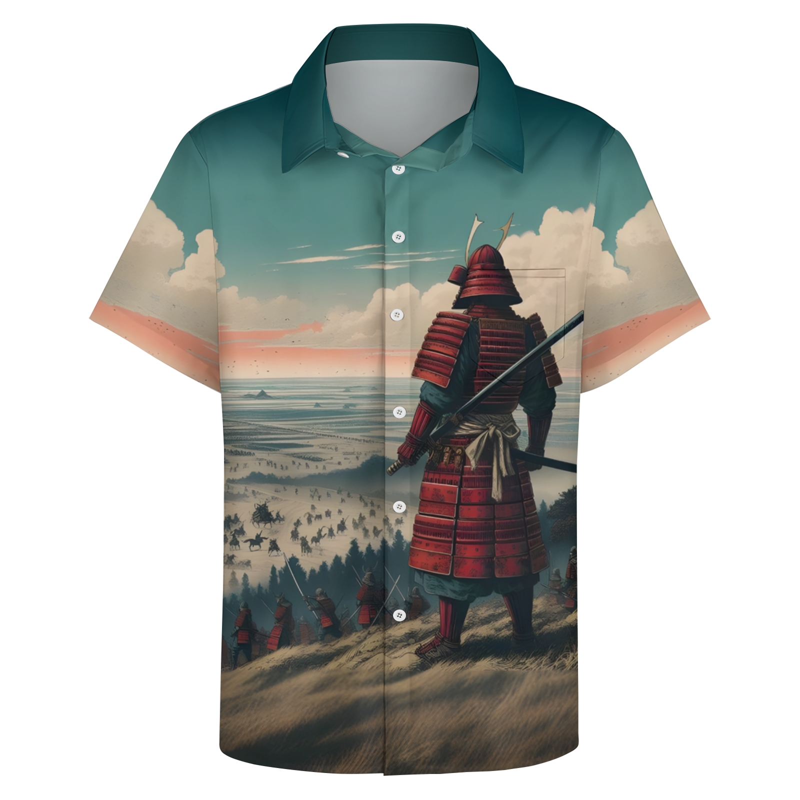 Men's Hawaiian Casual Short Sleeve Shirt