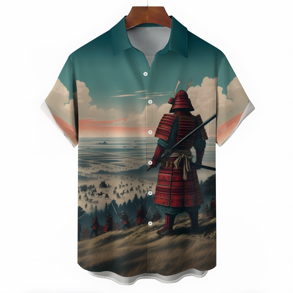 Men's Hawaiian Casual Short Sleeve Shirt