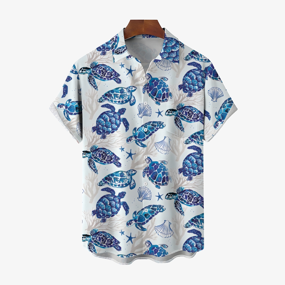 Men's Hawaiian Casual Short Sleeve Shirt
