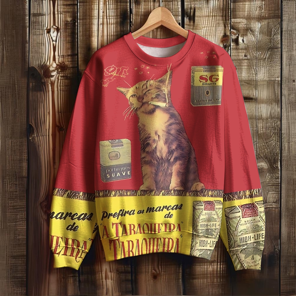 Unisex Prefira As Marcas De A Tabaqueira Printed Sweatshirt