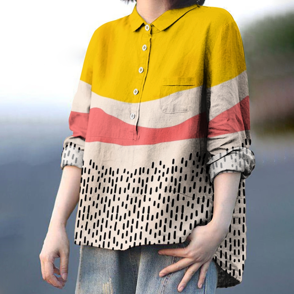 Women's Geometry Printed Casual Shirt