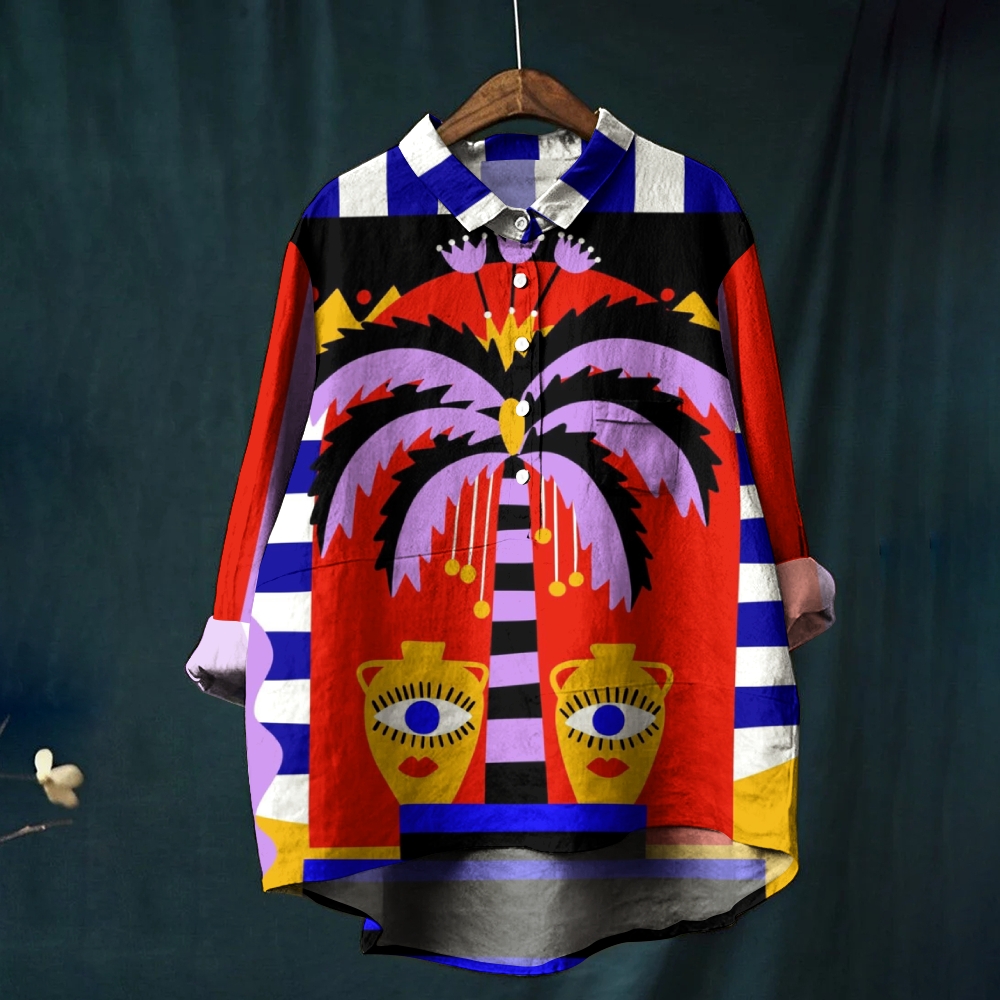 Women's Geometry Printed Casual Shirt