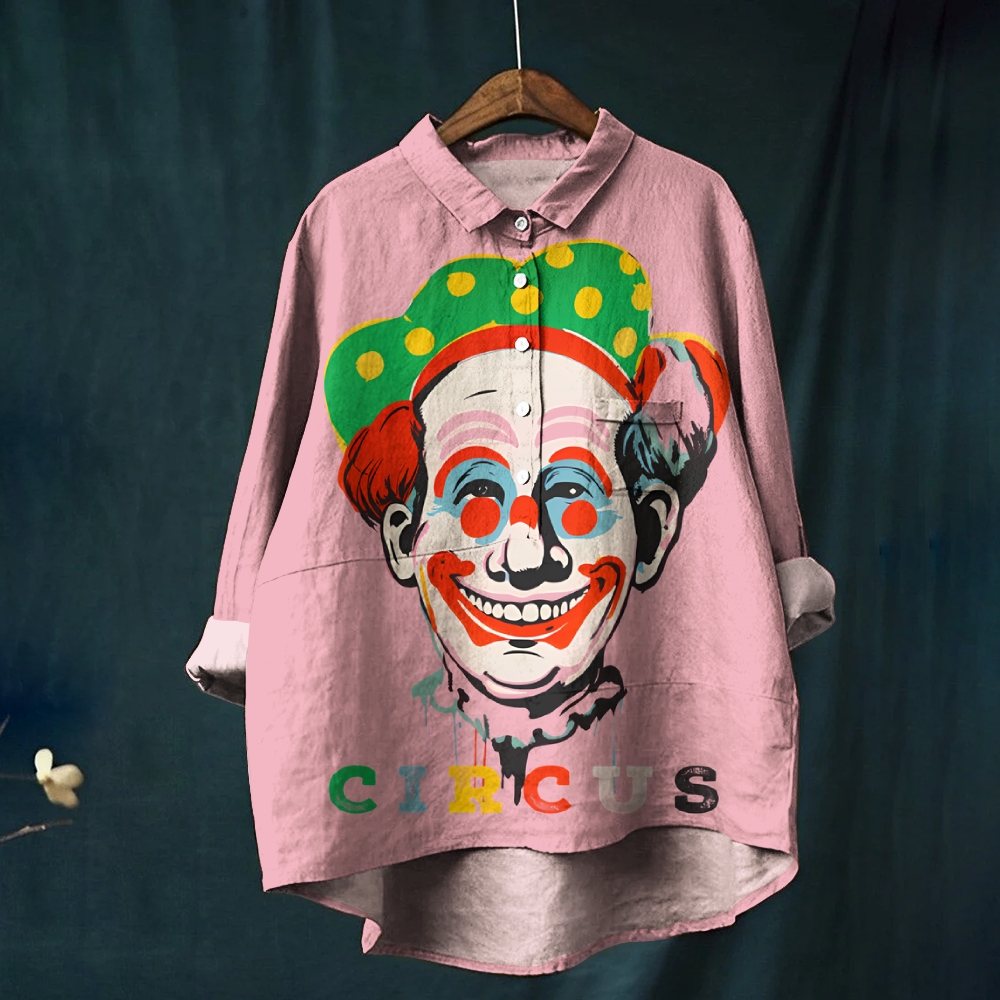 Women's Circus Printed Casual Shirt