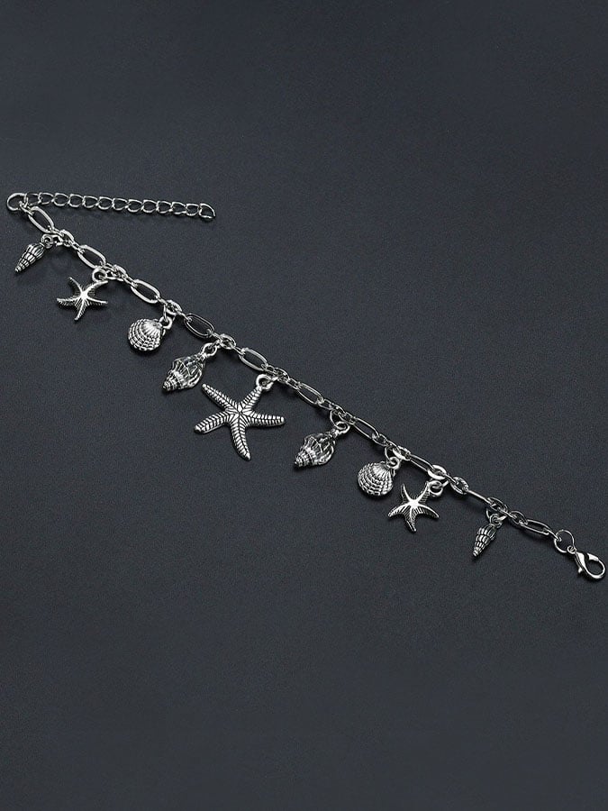🔥Buy 3 Get 10% Off🔥Vintage Classic Starfish Conch Shell Anklet