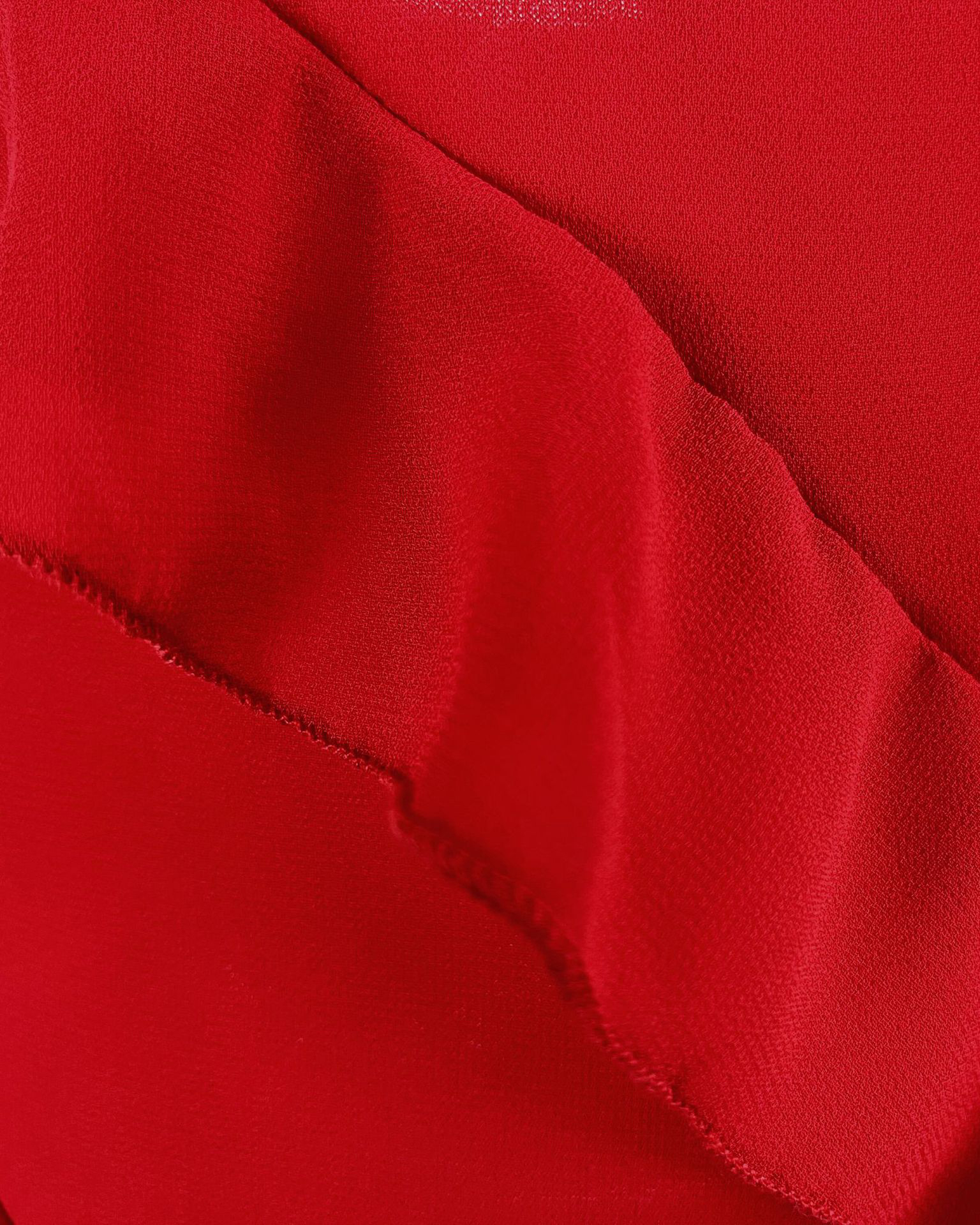 Ladder Ruffle Zippered Long Dress