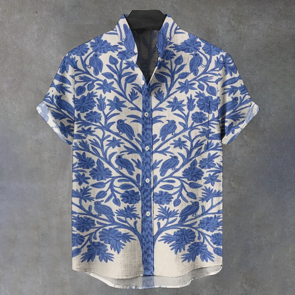 Women's Indian Art Floral Vintage Print Casual Clothes