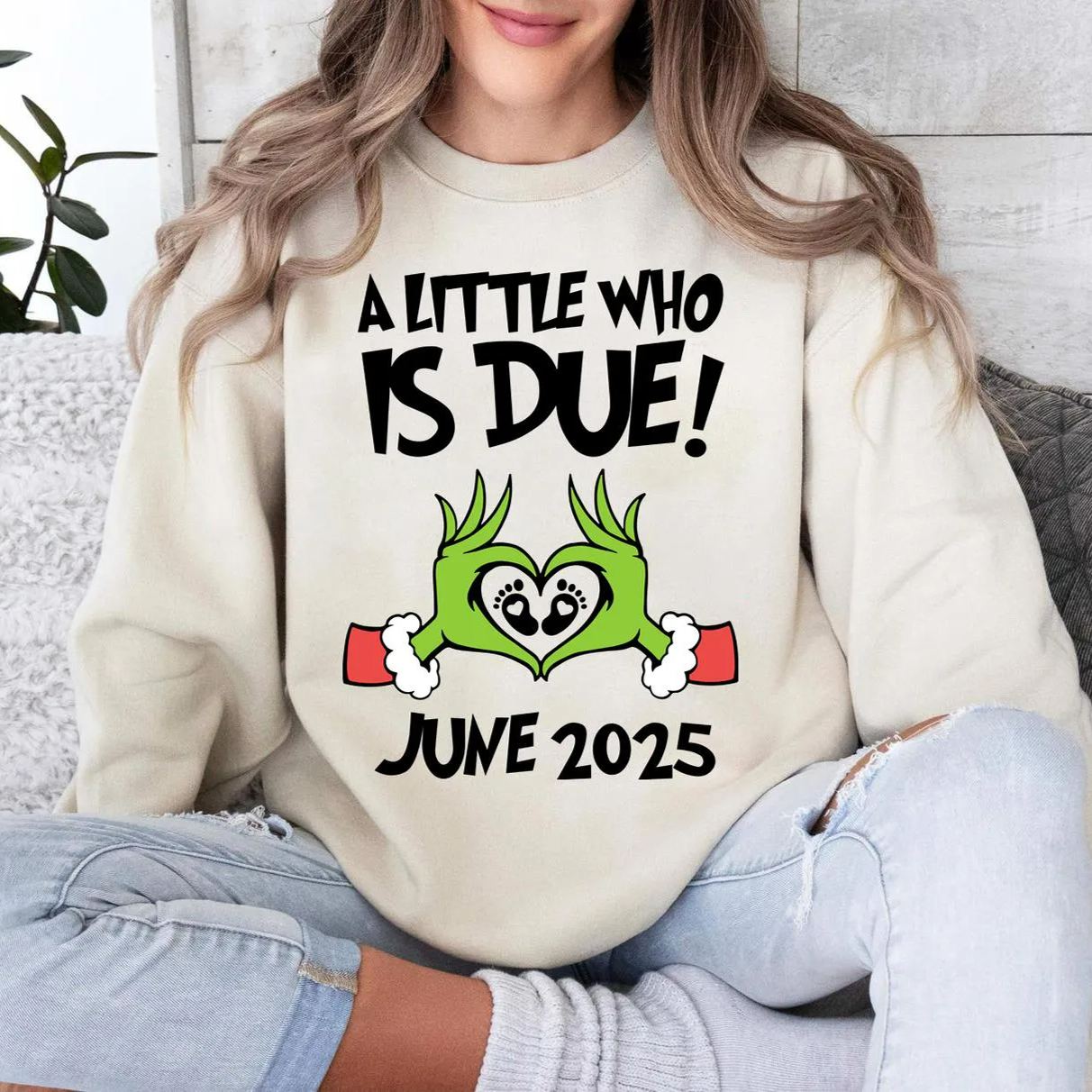 Christmas Pregnancy Sweatshirt