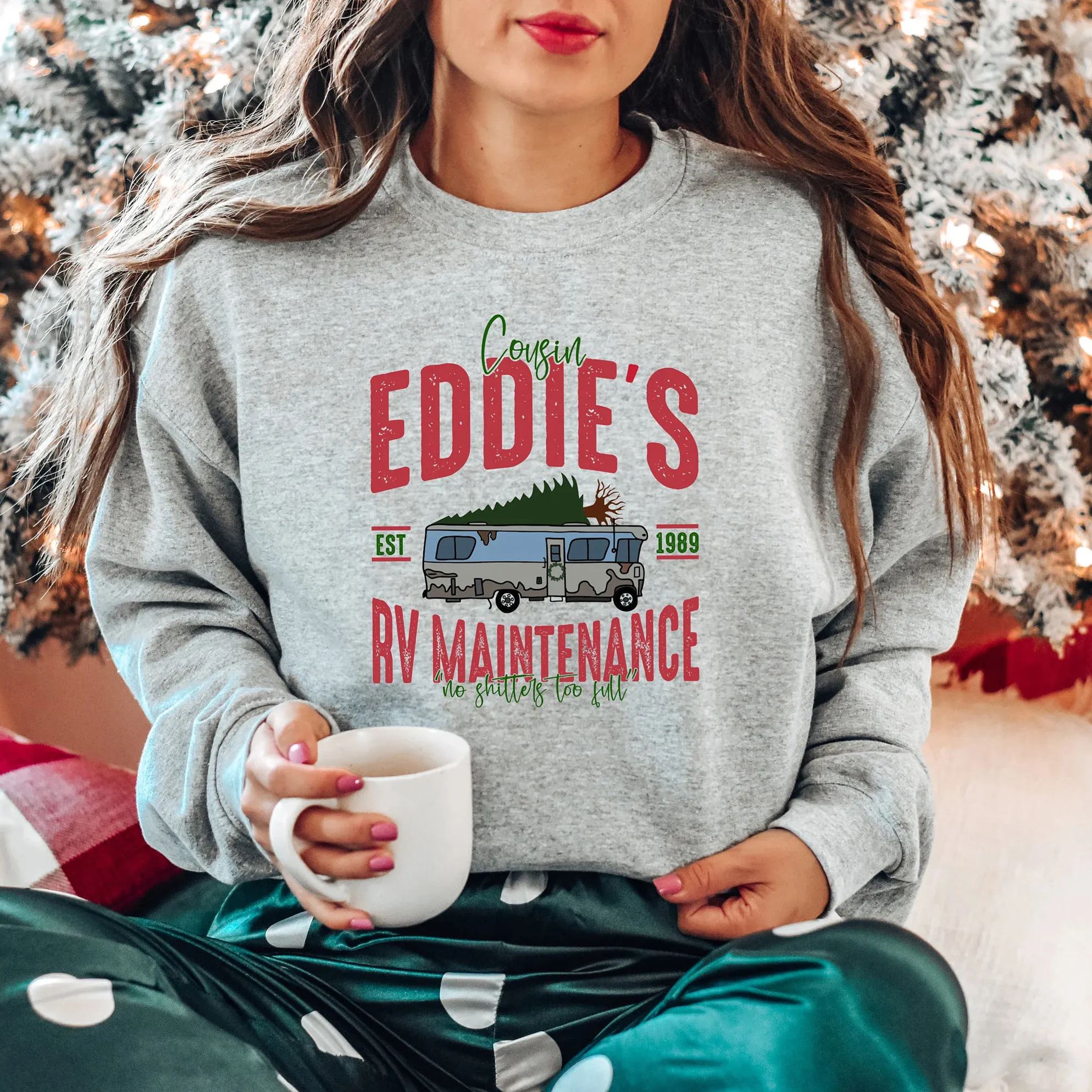 Funny Christmas Holiday Pullover Sweatshirt