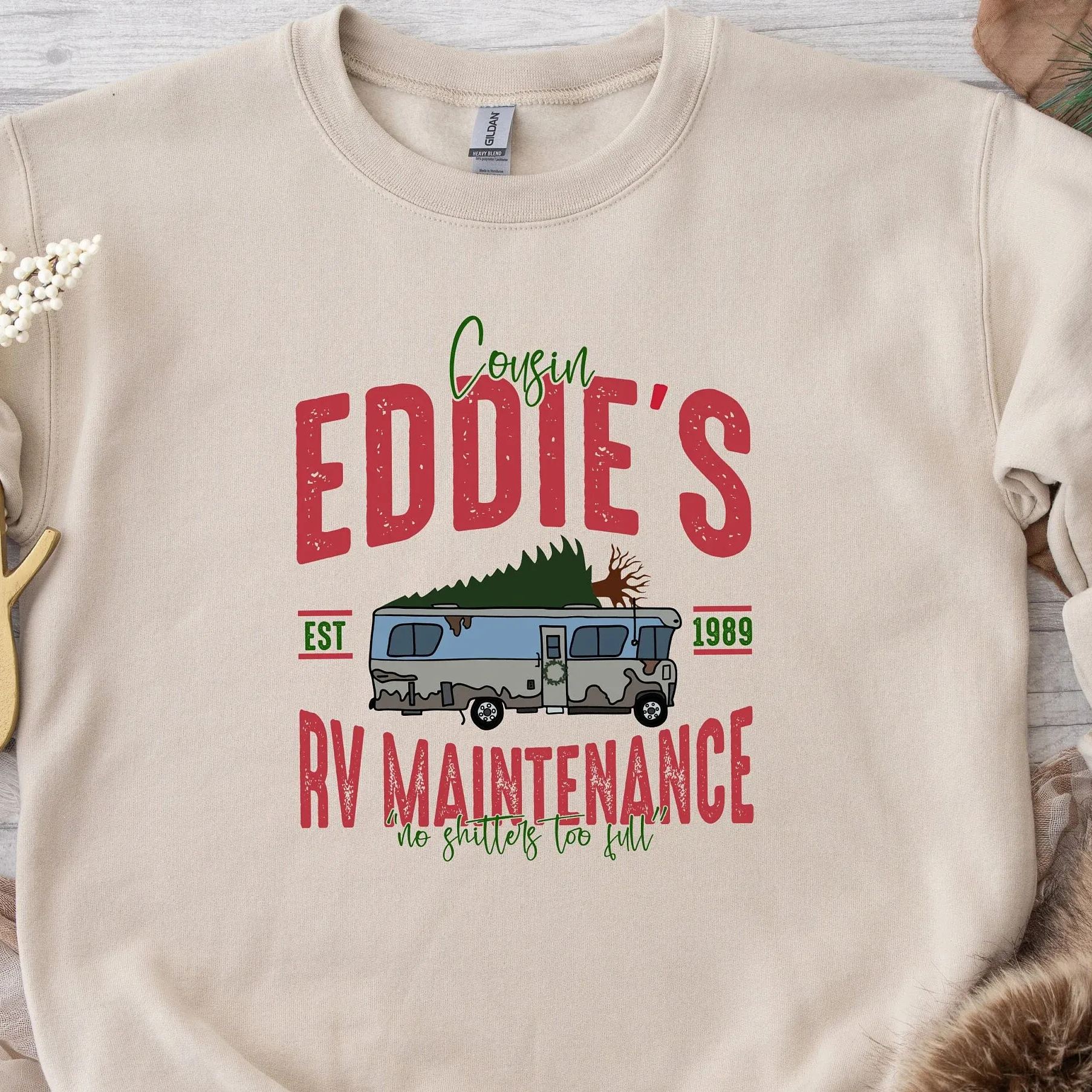 Funny Christmas Holiday Pullover Sweatshirt