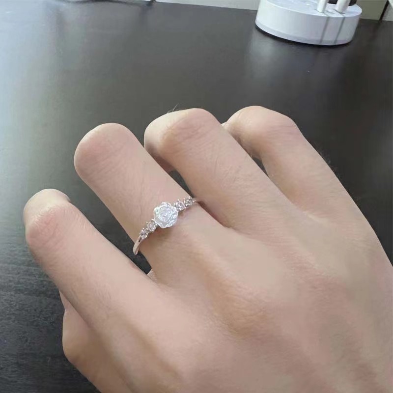 3 pcs girl's ring : rose