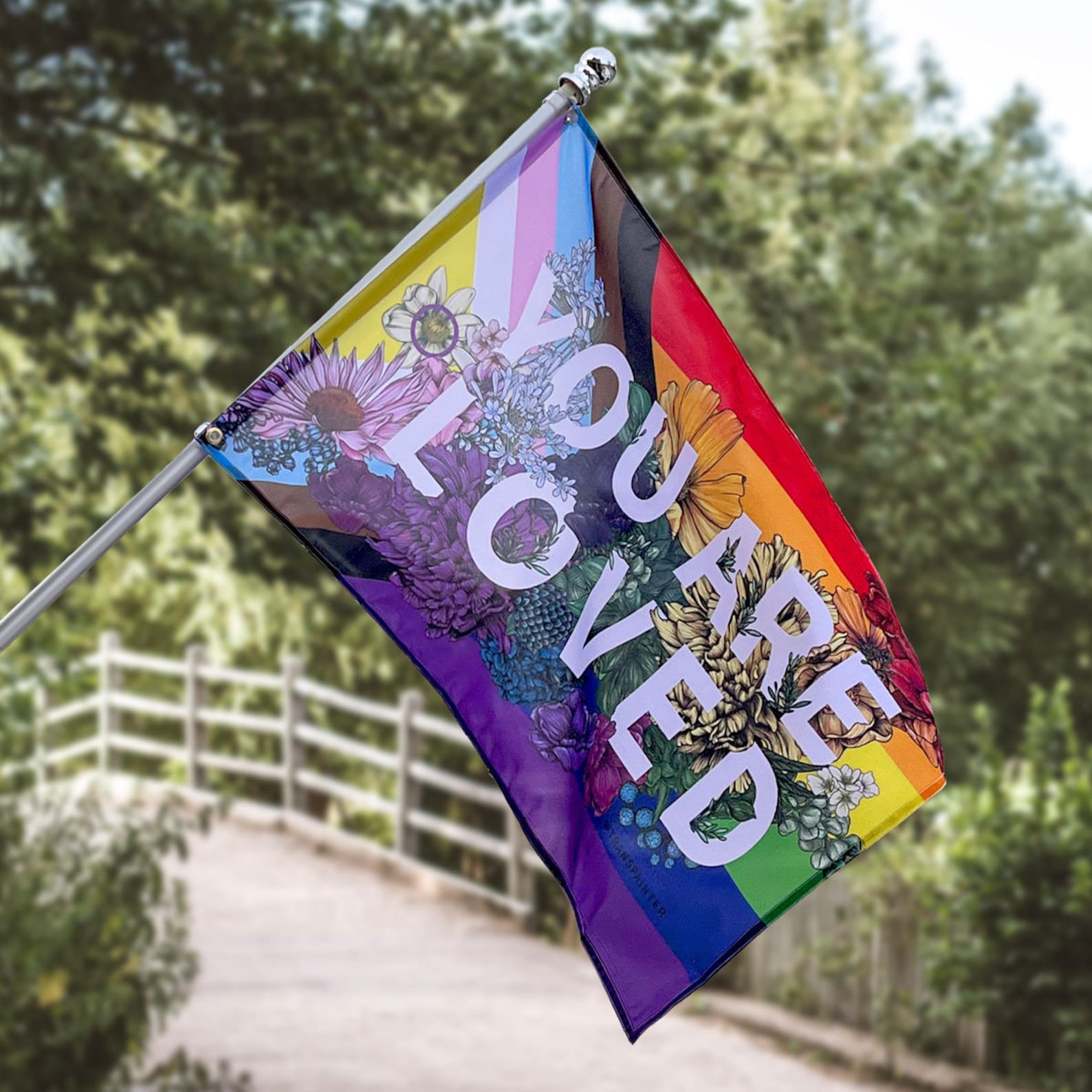 You Are Loved Pride Flag - LGBTQ Progress Pride Flag
