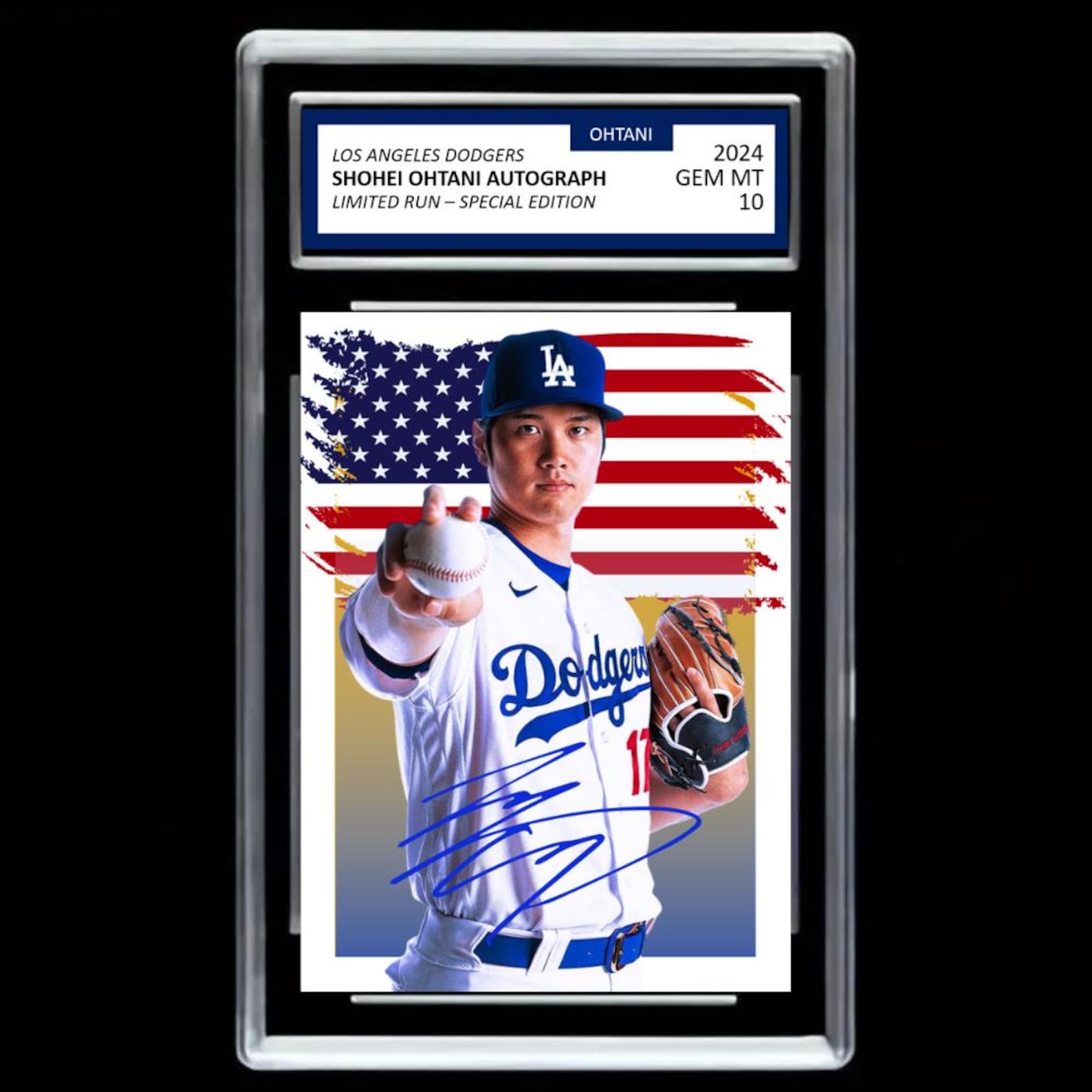Shohei Ohtani 2024 LA Los Angeles Dodgers Mint Simpsons Baseball Card