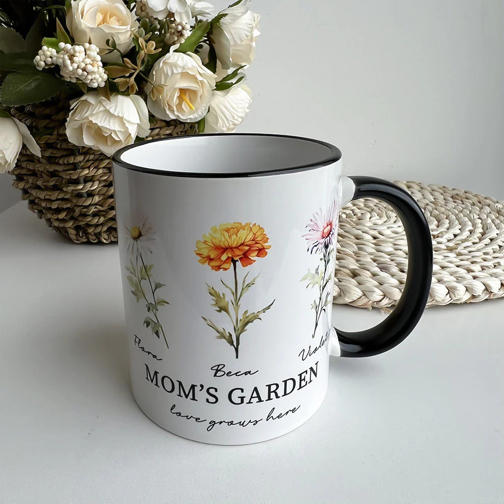 Mom's Garden is Her Children Customized Mug